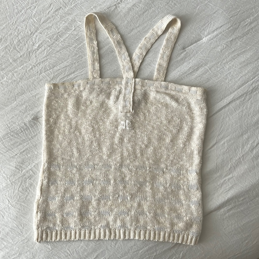 Vintage Courreges Knit Halter Style Tank